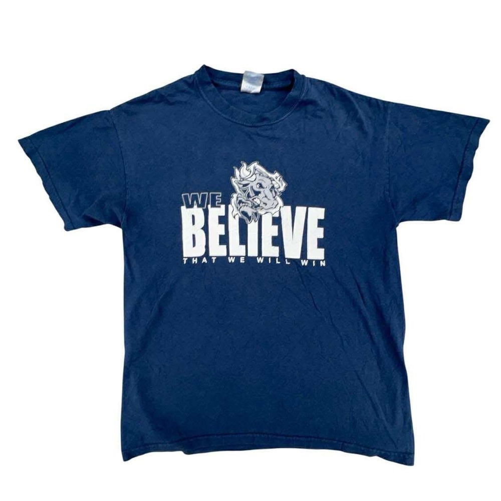 USU Aggies T Shirt NCAA We Believe That We Will Win Gildan Ultra Cotton M